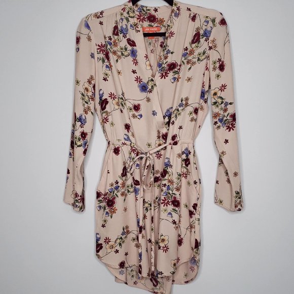 Joe Fresh Dresses & Skirts - Peach Crepe Faux Wrap Dress w Pockets!